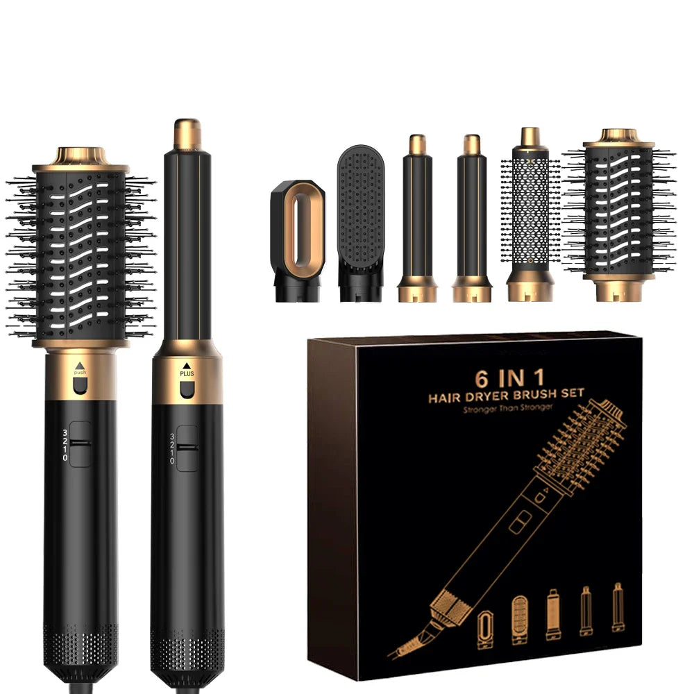 6 in 1 Hair Dryer Comb Brush-10